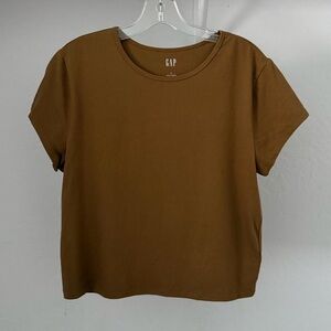 Bundle 3 for 50% off Gap Cotton Jersey Baby Tee in Palomino Brown